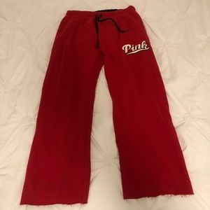 VS Pink, M, Red Sweats